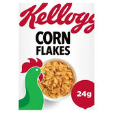Kellogg's Corn Flakes Breakfast Cereal Portion Pack 40 x 24g (Case of 40)  Adomoo